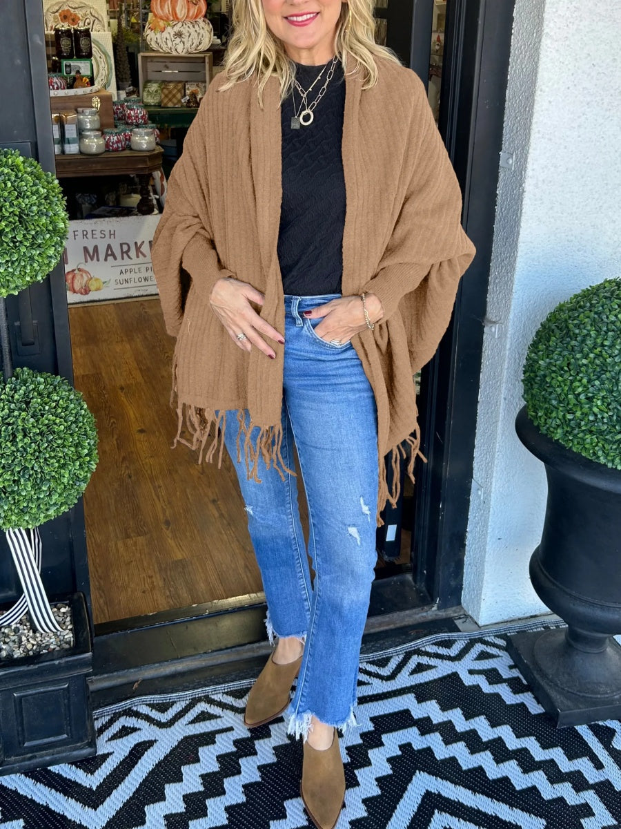 New Women's Tassel Cardigan Wrap