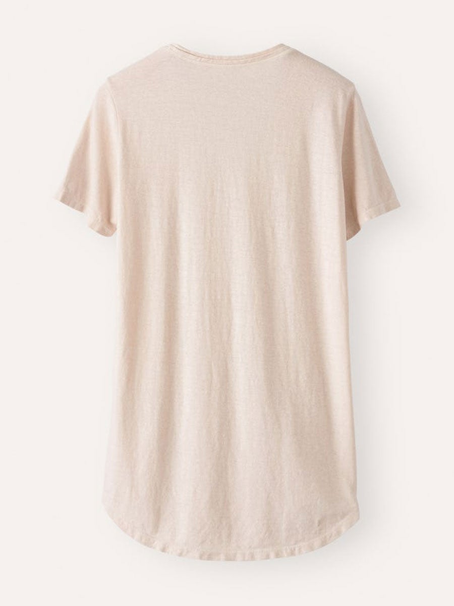 Solid Color Round Neck Casual Blouse