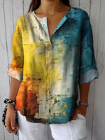 Vintage Gradient Blouse
