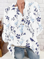 Stylish Collared Long Sleeve Top