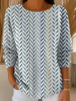 Vintage Casual Round Neck Long Sleeve Sweater