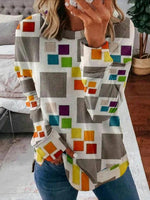 Casual Colorful Plaid T-Shirt