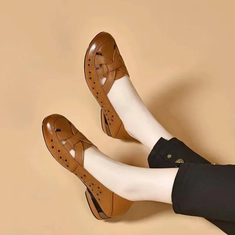 Women's Cut-Out Slip-On Loafers