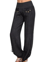 High Waist Comfy Drawstring Pants