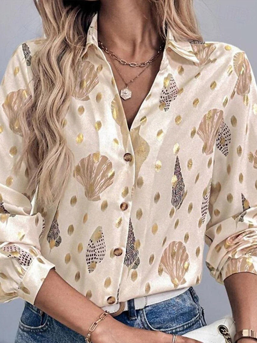 Modern Collared Long Sleeve Shirt