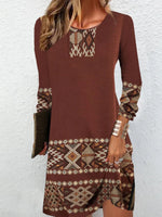 Vintage Printed Dress
