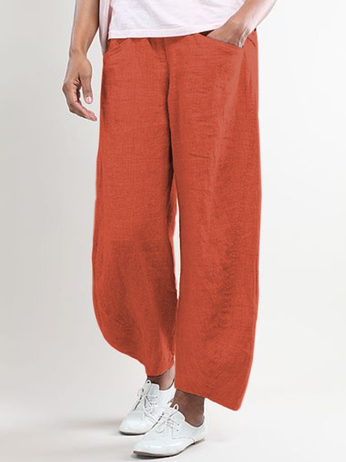 Women's Relaxed Fit Casual Pants with Pockets