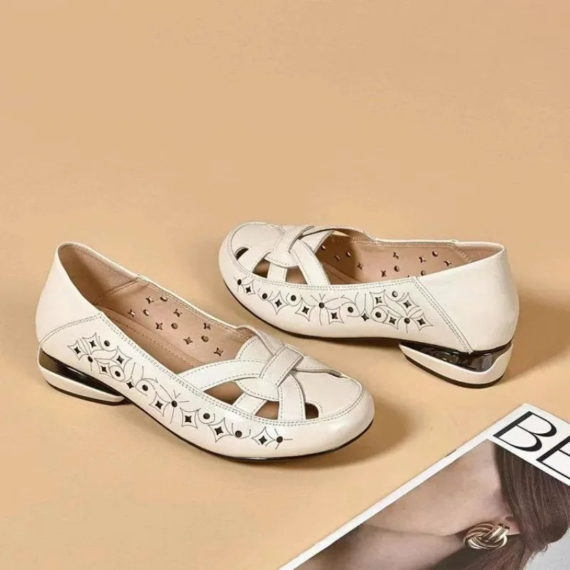 Women's Cut-Out Slip-On Loafers