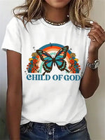 Women's Round Neck Short Sleeve T-shirt