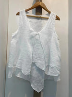 Plus Size Solid Sleeveless Tank