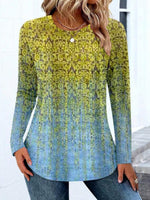 Dreamy Round Neck Long Sleeve Top