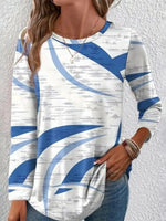 Classy Round Neck Long Sleeve Top