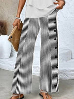 Classy Striped Print Pants