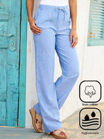 Fresh Blue Side Pocket Pants