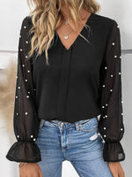 Simple Long Sleeve Plain Top