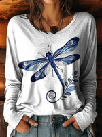 Special Long Sleeve Round Neck Top
