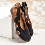 Women's closed-toe lace-up sandals