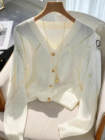 Classy Long Sleeve Plain Cardigan
