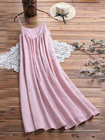 Short Sleeve Round Neck Plaid Casual Summer Two Piece Maxi Dress