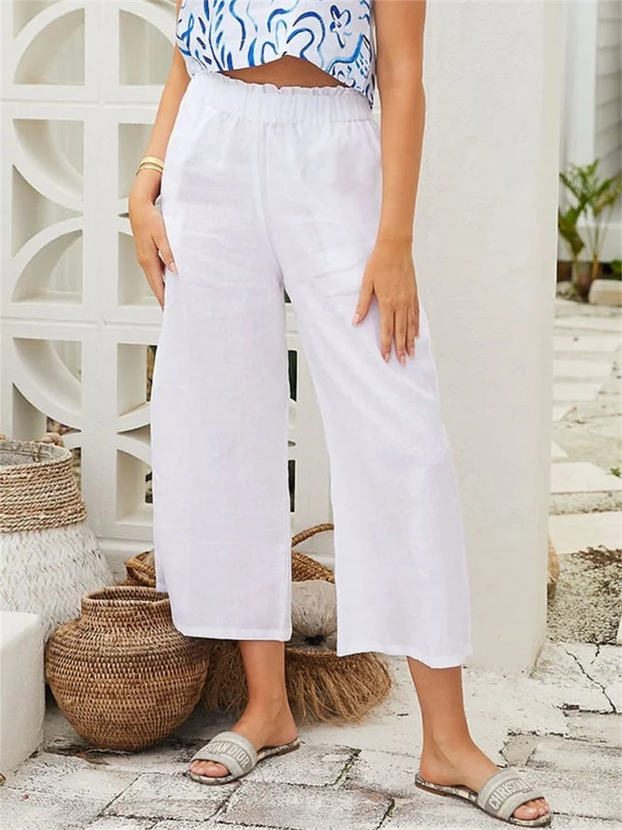 Women's Cotton Linen Loose Casual Pants