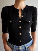 Special Long Sleeve Round Neck Top