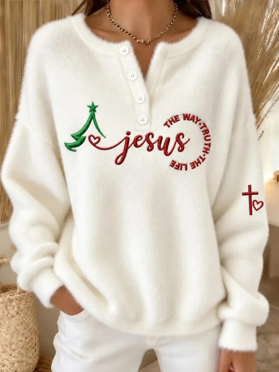 Casual Text Letters Crew Neck Long Sleeve Sweatshirt