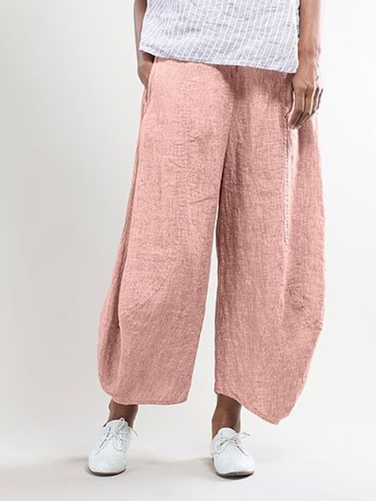 Women's Relaxed Fit Casual Pants with Pockets