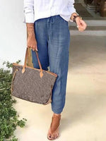 Women's Casual Solid Color Trousers