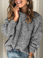 Casual Long Sleeve Vintage Sweater