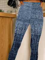 Geometric Stripe Leggings for Women