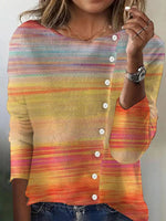 Stunning Orange Long Sleeve Sweater