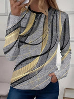 Comfy Round Neck Long Sleeve Top