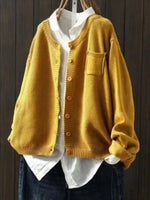 Crew Neck H-Line Long Sleeve Sweater