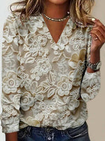 Vintage Floral Print T-Shirt