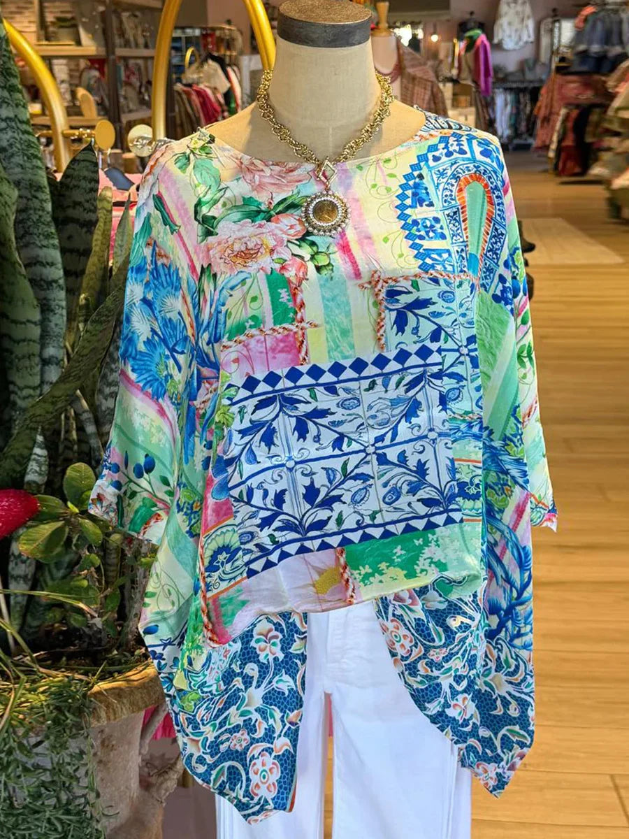 Casual Round Neck Short Sleeve Top