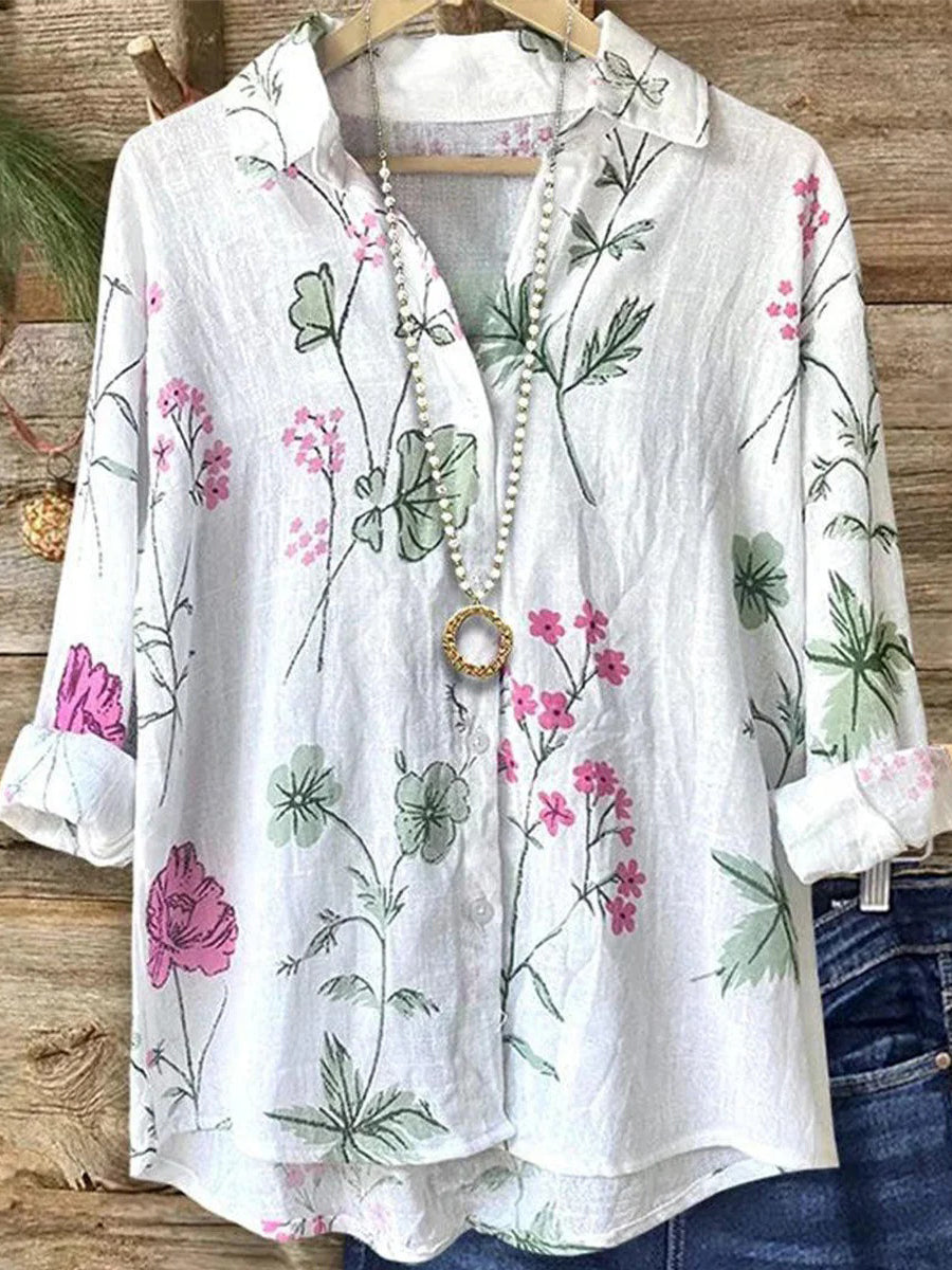 Unique Collared Long Sleeve Shirt