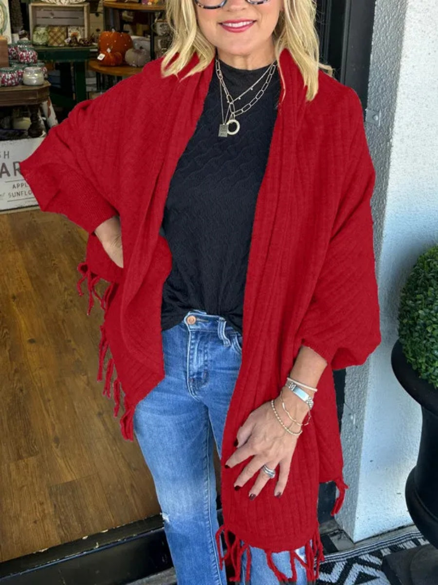 New Women's Tassel Cardigan Wrap