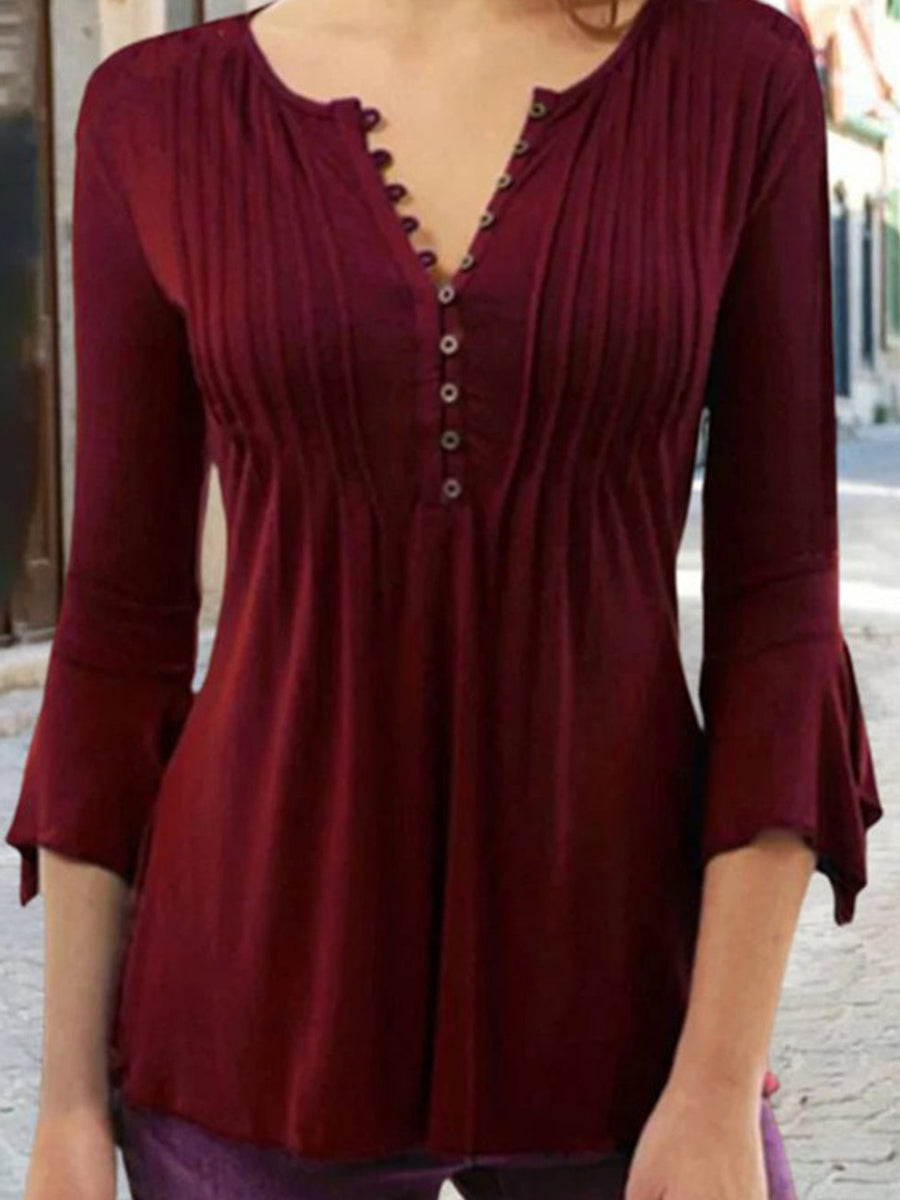 Contrast Stitching Striped Loose Crew Neck Casual Sweatshirt