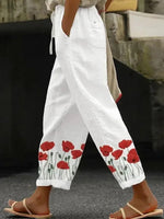 Basic White Side Pocket Pants