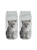 Creative Cat Print Socks