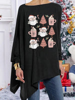 Santa Claus Plus Size Tops