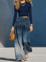 Women's Casual Washed Jeans