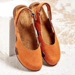 Women's closed-toe lace-up sandals