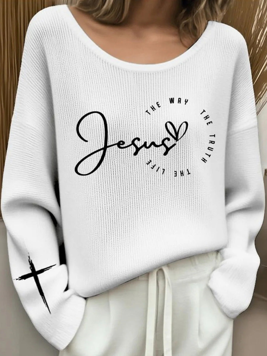 Basic Round Neck Long Sleeve Top