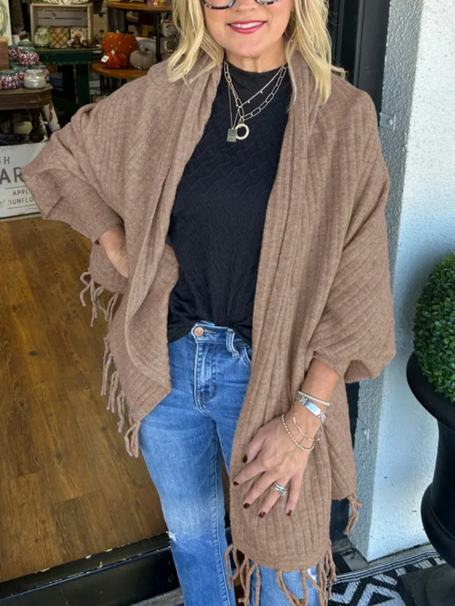 New Women's Tassel Cardigan Wrap