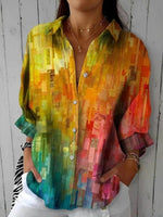Vintage Colourful Blouse