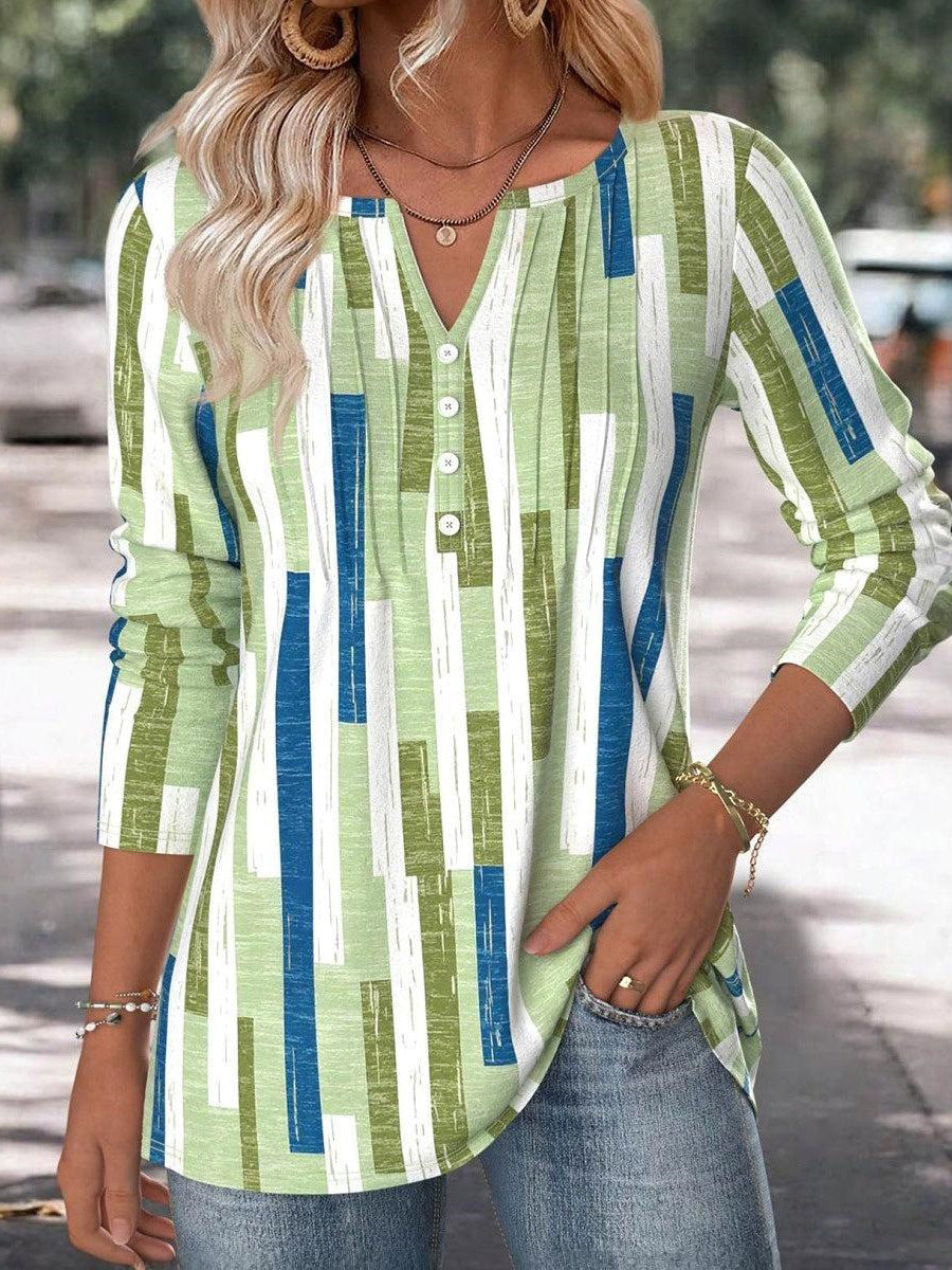 Fresh Green Long Sleeve Top