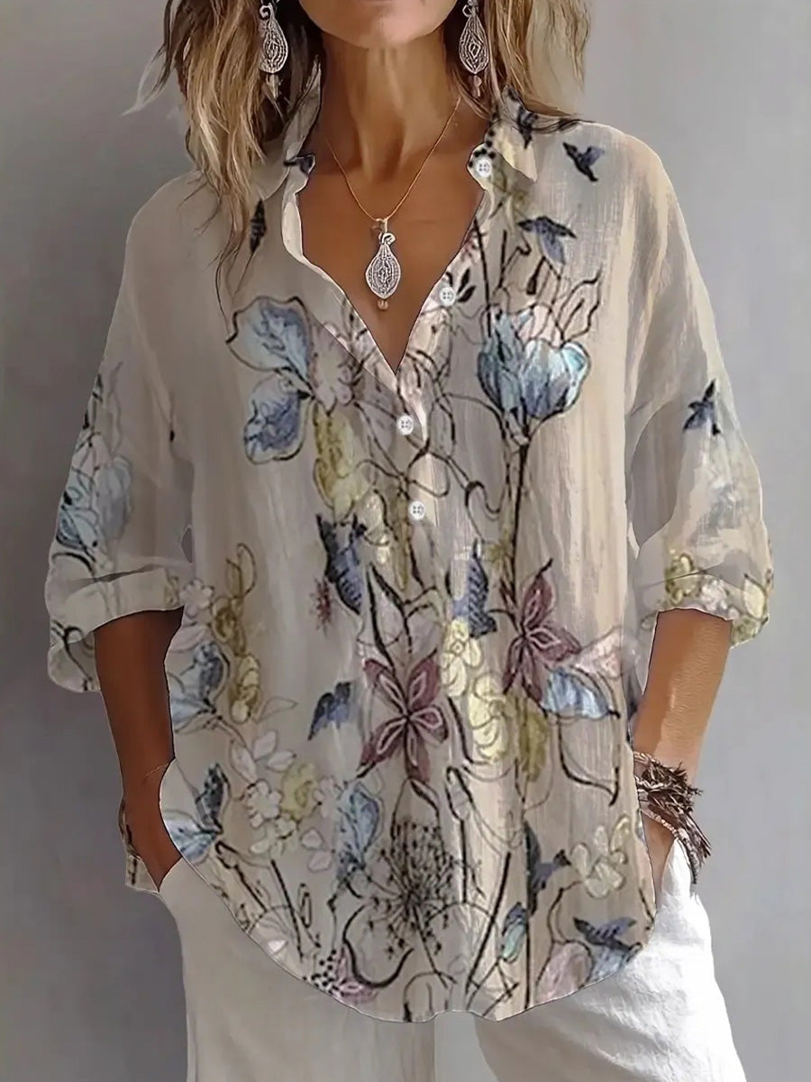 Retro Coffee Long Sleeve Top