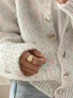 Vintage Ivory Long Sleeve Cardigan