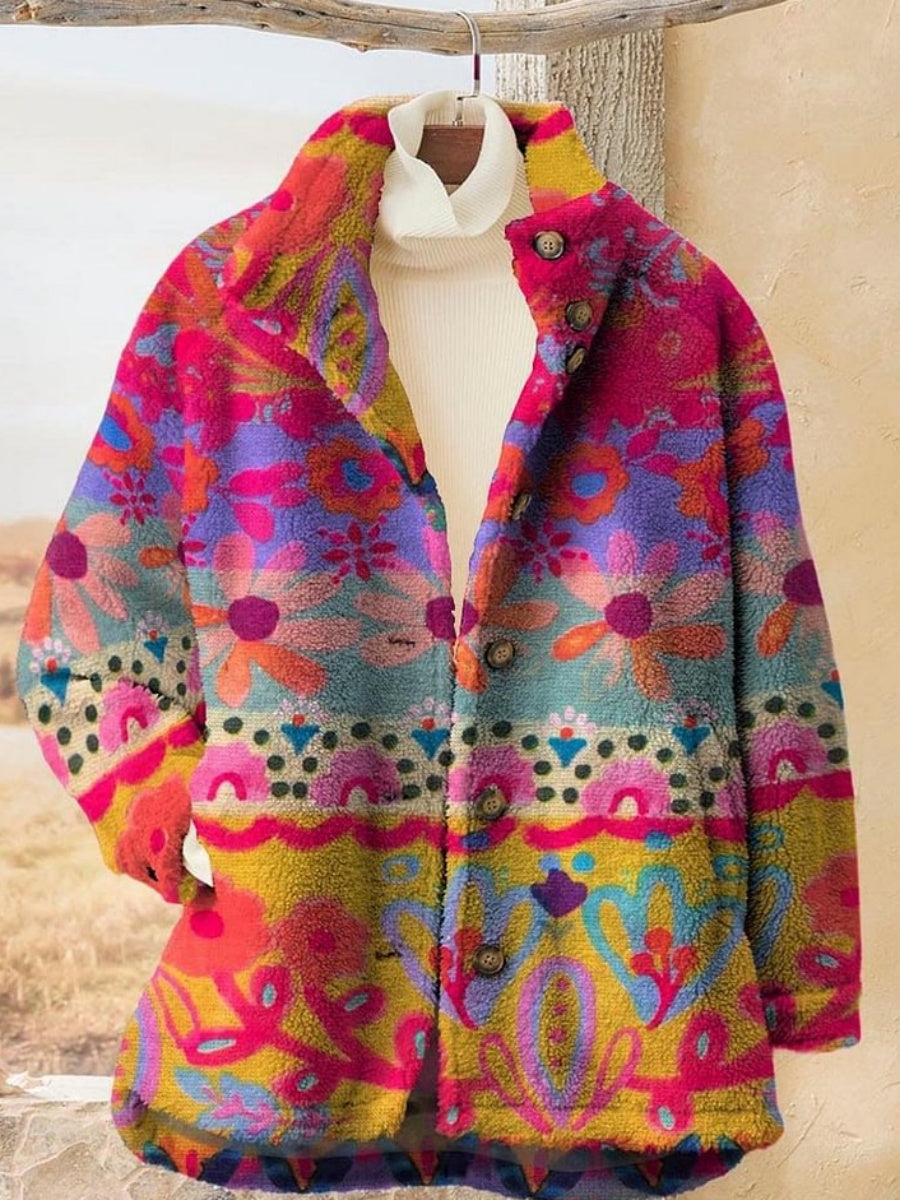 Women's Ethnic Thicken Loose Jacket